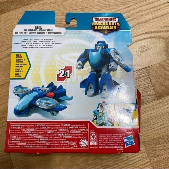 Transformers Whirl Rescue Bots Academy Action Figure NWT Blue - Picture 4 of 4